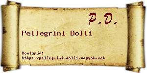 Pellegrini Dolli névjegykártya